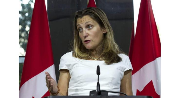 Canada's Freeland headed to Washington for more trade talks
