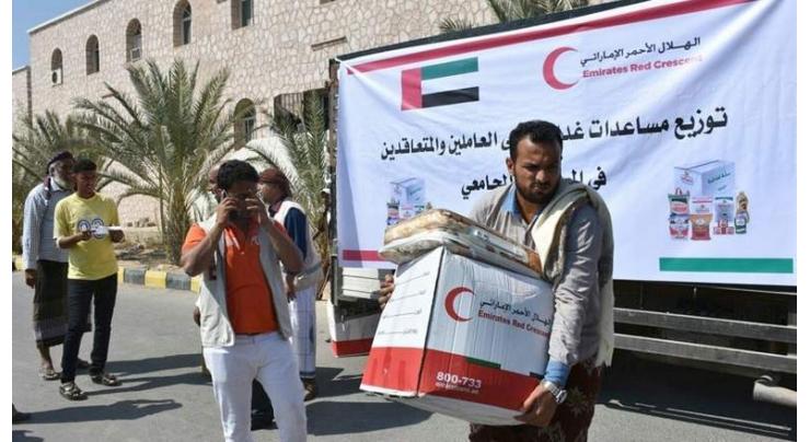 Over 1500 benefit from UAE food aid in Hadramaut