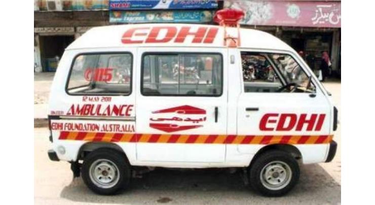 Edhi volunteers with ambulances remain alert on Ashura

