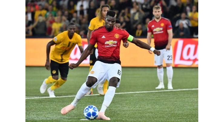Pogba propels Man United to victory against Young Boys
