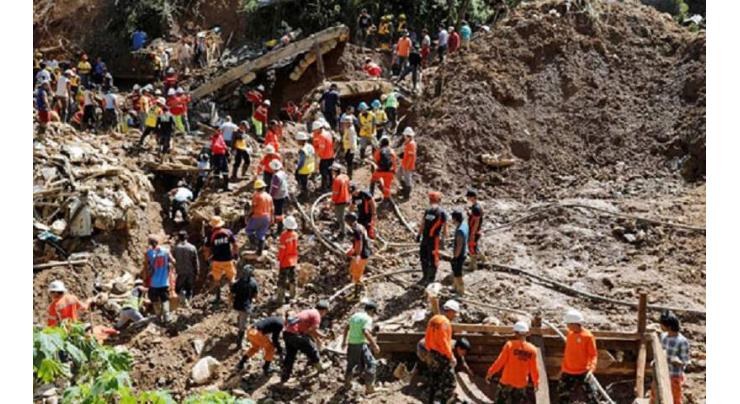 2 dead, 10 homes buried in Philippine monsoon landslide: govt
