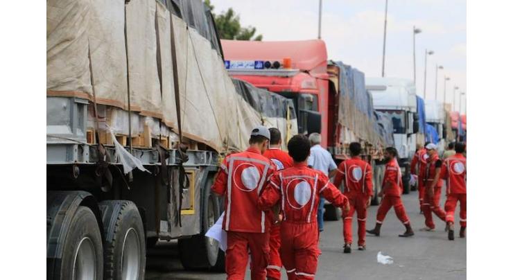Syrian Arab Red Crescent Delivers Humanitarian Cargo to Daraa Province