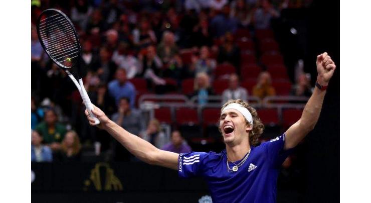 Zverev seals Laver Cup win for Europe
