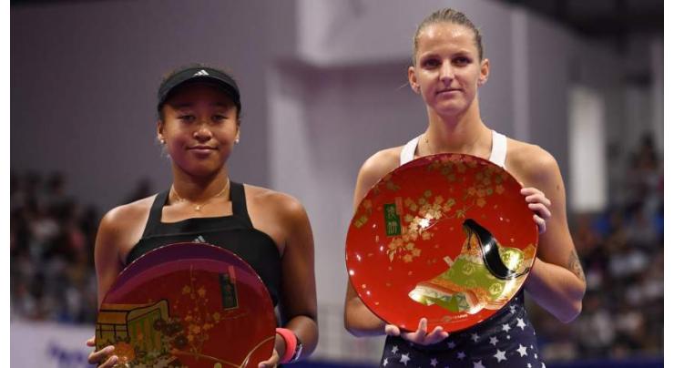 Pliskova swaps places with Osaka after Tokyo victory
