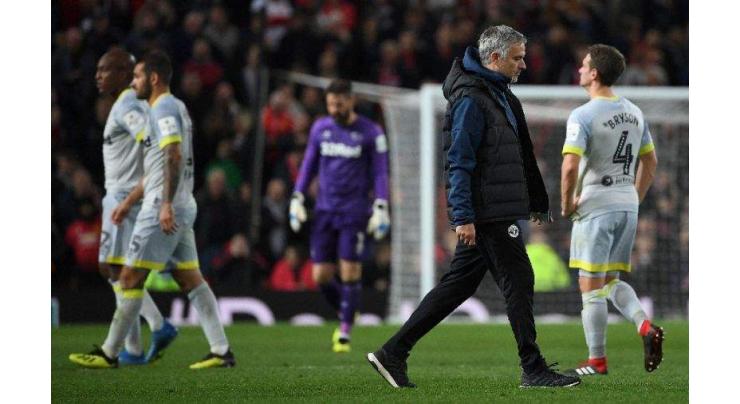 Derby shocker piles misery on Mourinho amid Pogba rift talk
