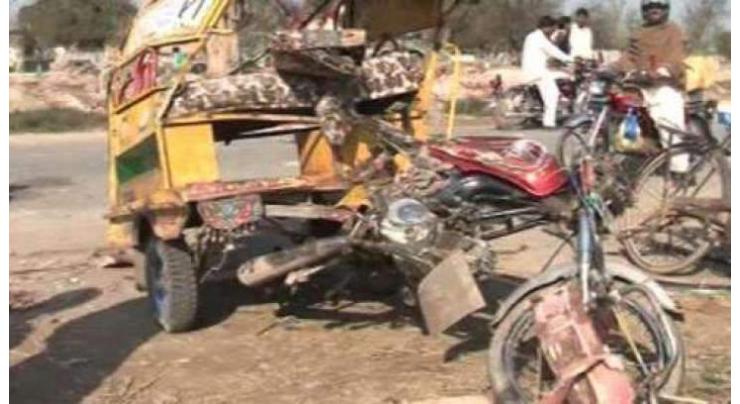 Two killed on road in Faisalabad 
