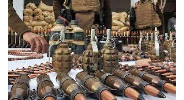 Frontier Corps (FC)  Balochistan recovers cache of arms, ammunition in Rawalpindi
