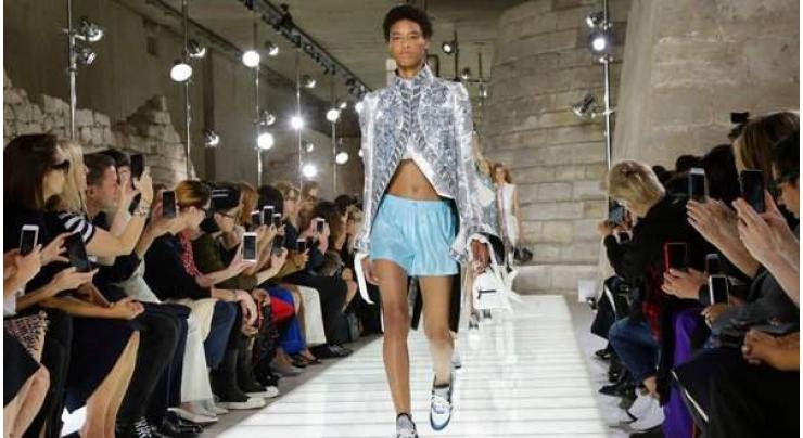 Balenciaga's spring show emerges from tunnel of trauma
