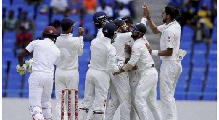 Cricket: India v West Indies first Test scoreboard
