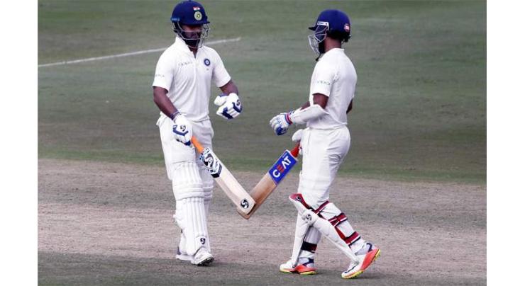 Pant, Rahane give India control in second West Indies Test
