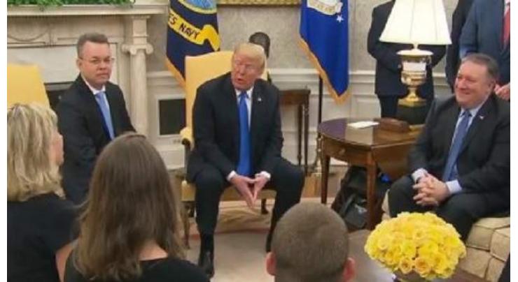 Trump Welcomes Freed Pastor Brunson to White House