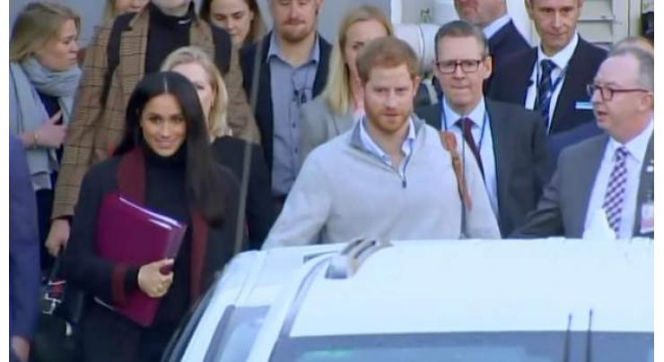 Royal couple Prince Harry, Meghan arrive in Sydney
