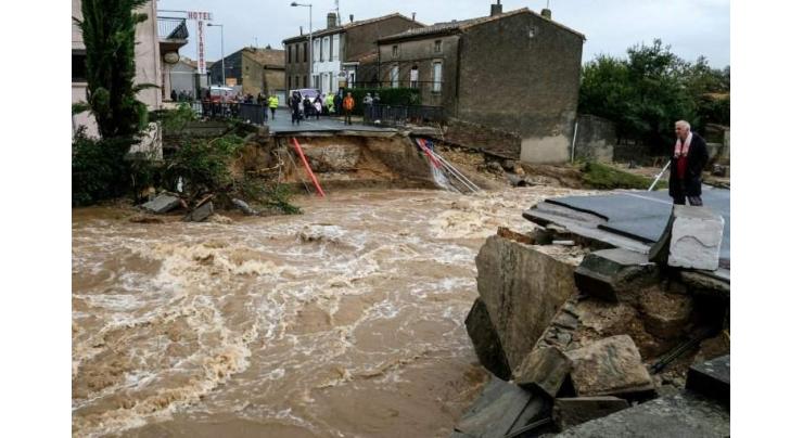 13 dead as flooding hits southwestern France
