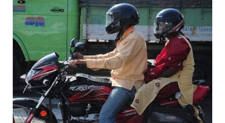 Helmet now compulsory for all passengers on motorcycle