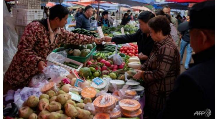 China prices rise as cost of food spikes
