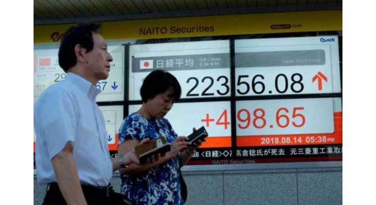 Tokyo shares fall on global jitters 19 October 2018
