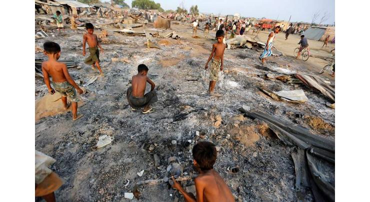 Fire in Refugee Camp Kills 6 Rohingyas in Myanmar's State of Rakhine - Fire Services