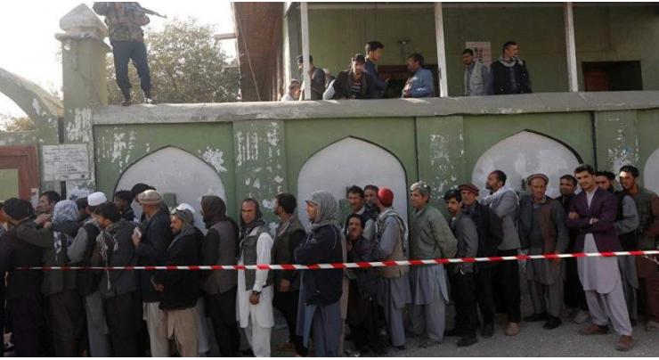 Blast injures four near Kabul polling station
