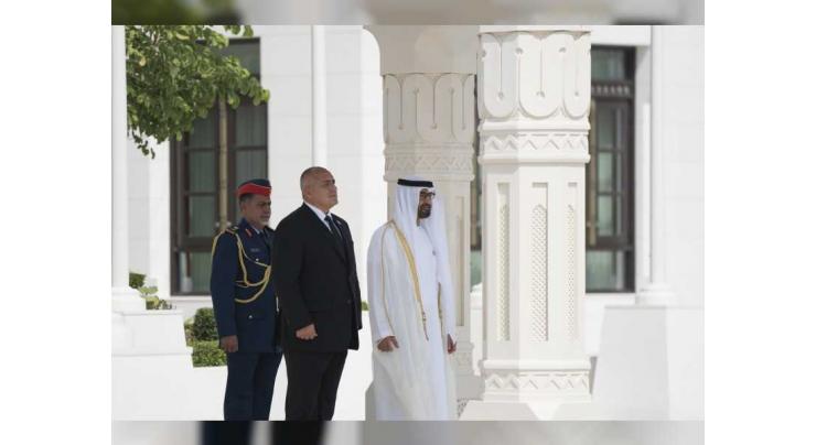Mohamed bin Zayed receives Bulgarian PM