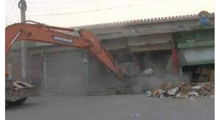 48 shops demolished as anti-encroachment operation continues in Multan
