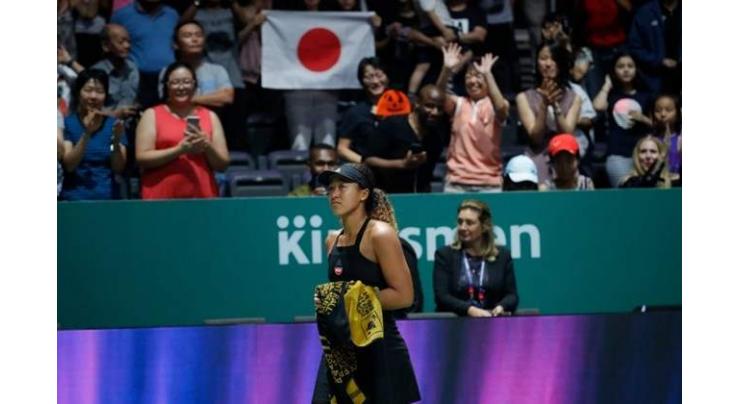 Tearful Osaka retires from WTA Finals
