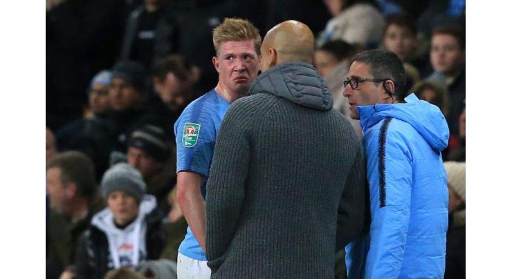 City can survive without injured De Bruyne - Guardiola
