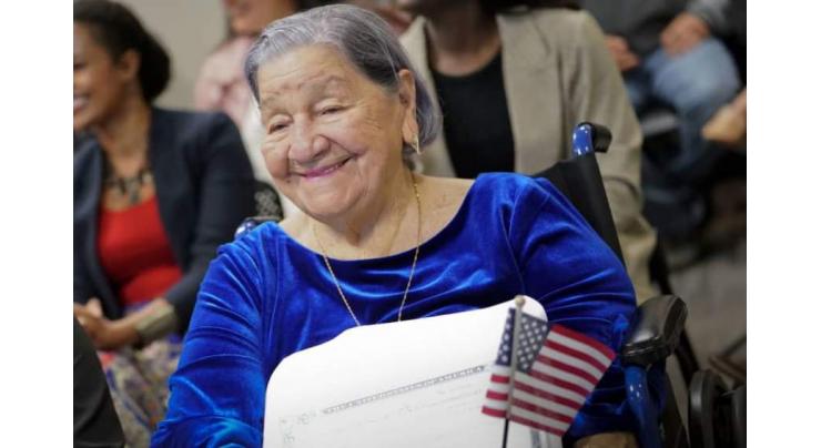 Great-grandmother, 106, gets US citizenship on Election Day

