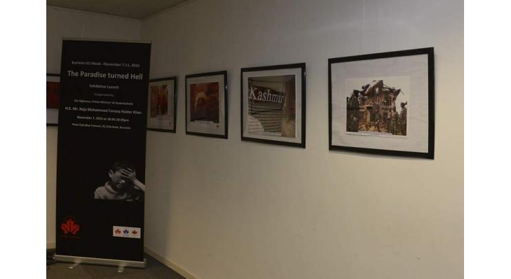 Photo-exhibition on Kashmir inaugurated in Brussels
