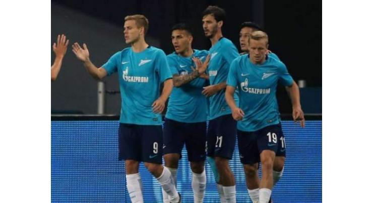 Leaders Zenit back to domestic action after Europa League draw
