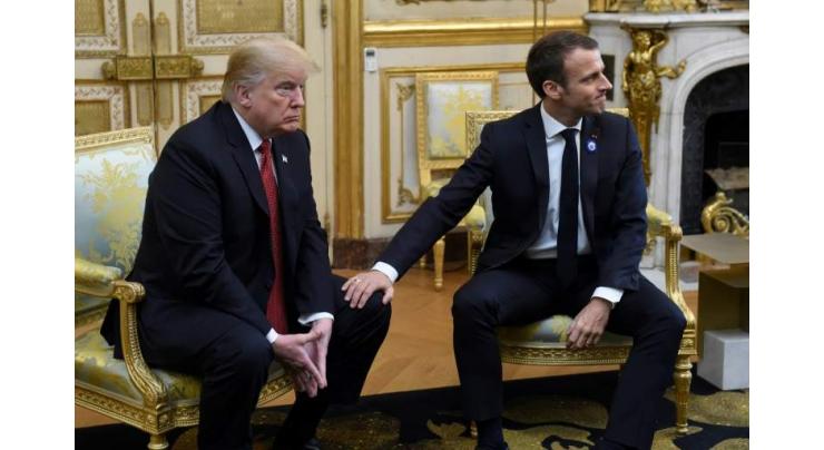 Macron, Trump in show of unity after defence row
