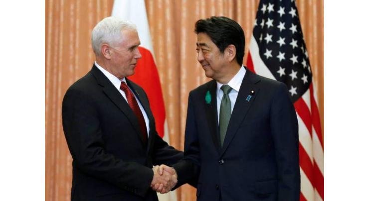 Abe, Pence Hold Talks in Tokyo, Discuss Denuclearization of Korean Peninsula