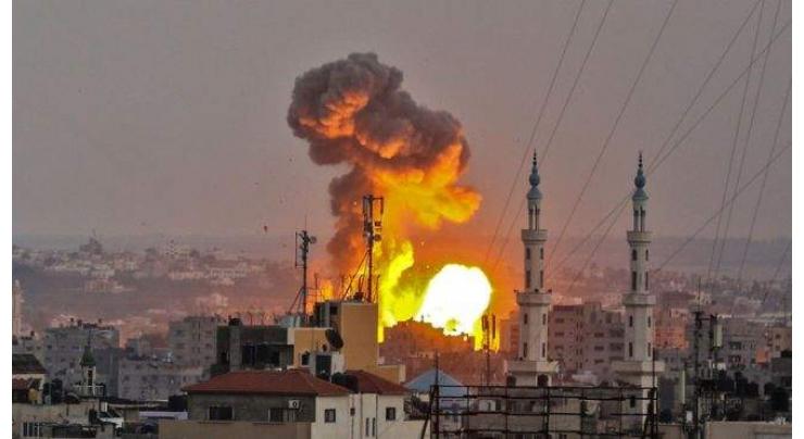 Six Palestinians killed, 20 injured in ongoing Israeli airstrikes on Gaza: medics
