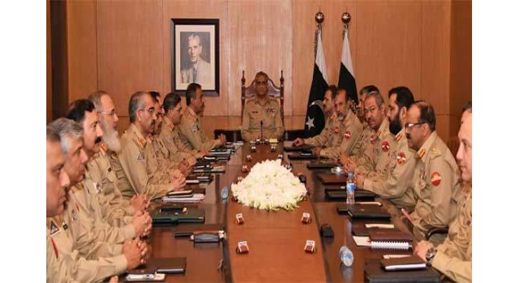 215th Corps Commanders' Conference reviews geo-strategic environment
