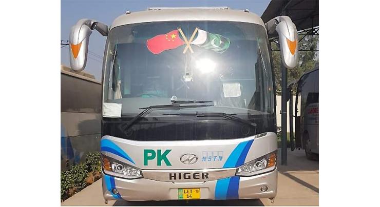 Pakistan-China bus service completes first journey from Lahore to Kashgar
