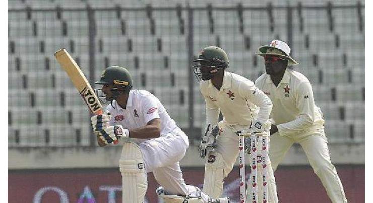 Bangladesh v Zimbabwe second Test scoreboard
