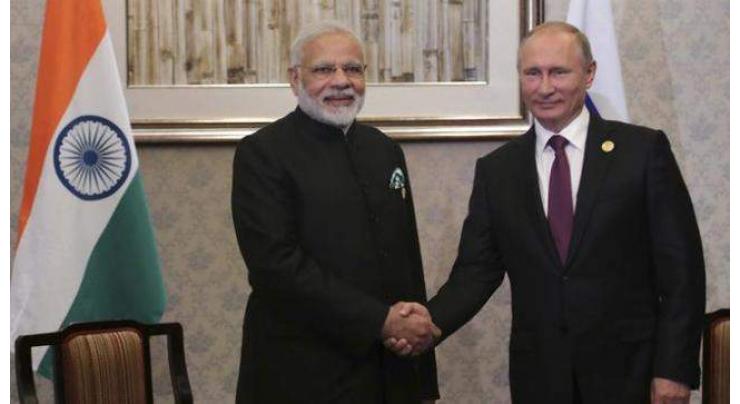 Russian President, Indian Prime Minister Have Another Brief Talk in Singapore
