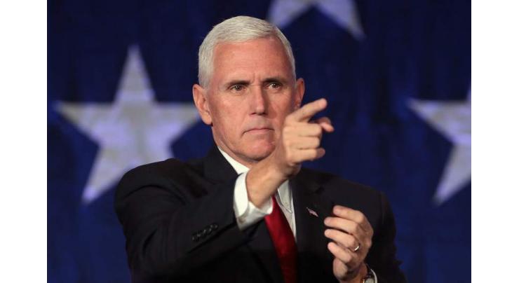 Pence says White House media spat incomparable with Myanmar jailings
