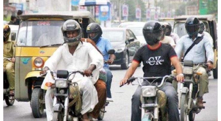 Bikers without helmets not to be allowed on Mall Road
