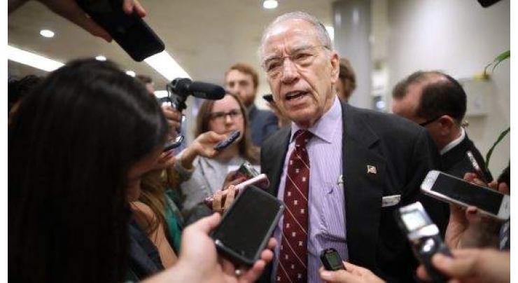 Grassley Says Will Head US Senate Finance Committee After Leaving Judiciary Committee