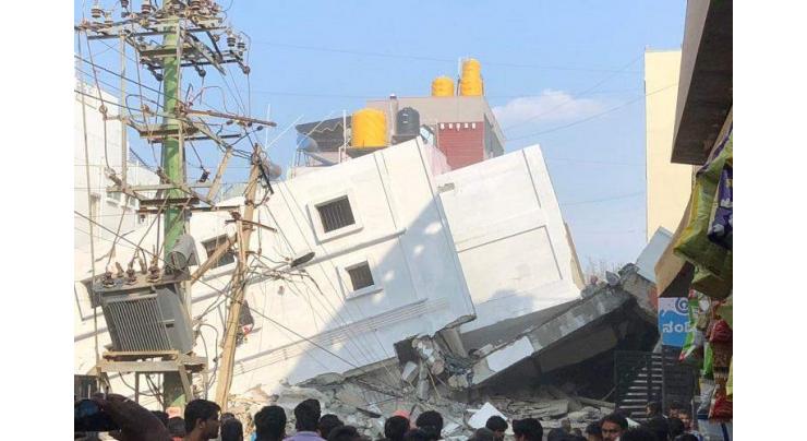 Three killed as under construction building collapsed
