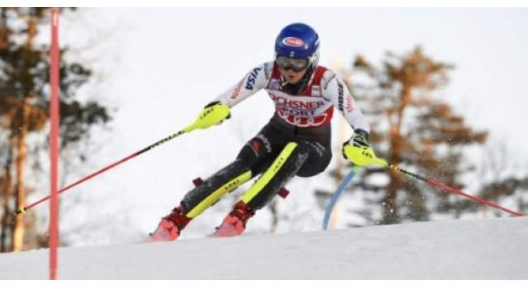 Dominant Shiffrin takes World Cup slalom in Finland
