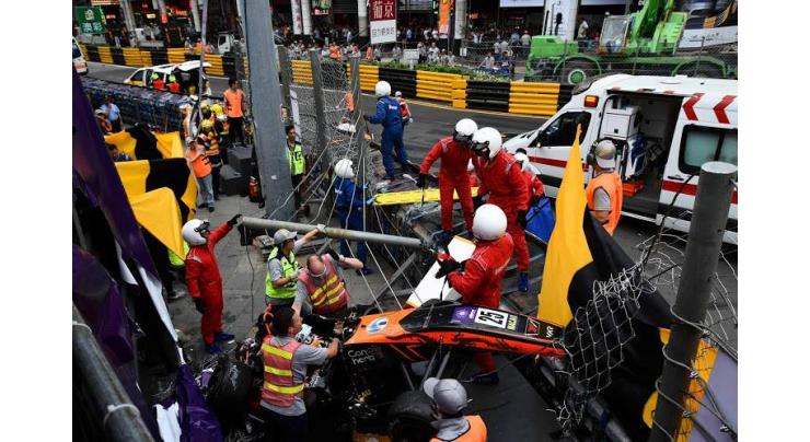 Teen driver in hours-long surgery after Macau GP horror crash
