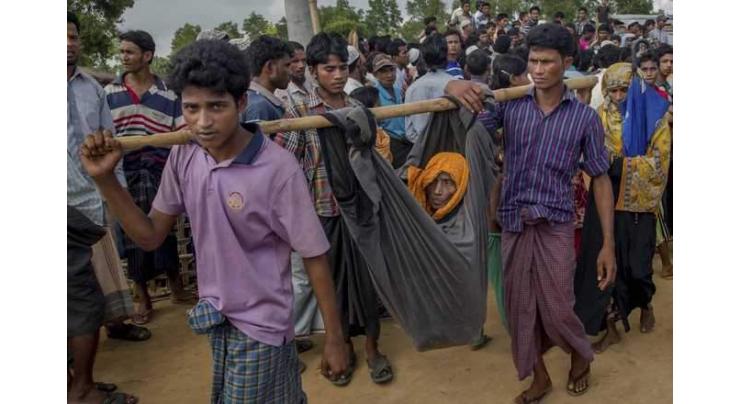 UN calls for calm after shots fired in Rohingya camp in Myanmar

