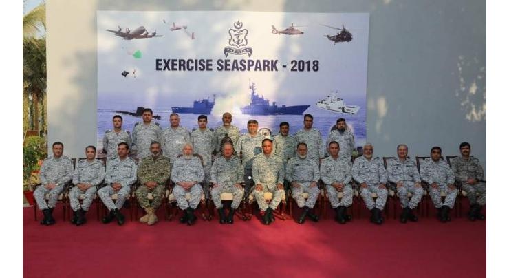 Concluding session of maritime exercise SEASPARK 2018 held
