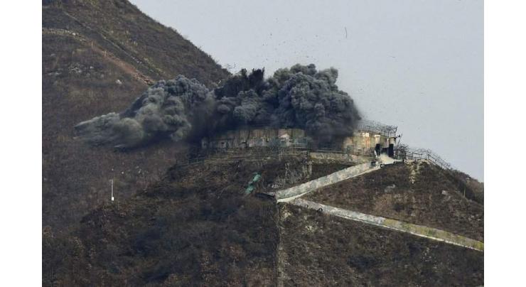 DPRK destroys 10 guard posts in border area with S. Korea as agreed upon: Seoul
