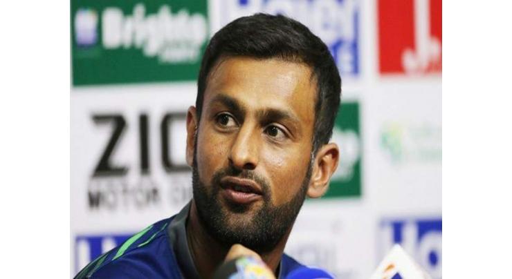 Player must give their best on field: Shoaib Malik 
