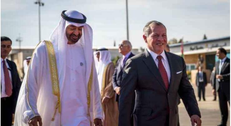 Mohamed bin Zayed arrives in Amman