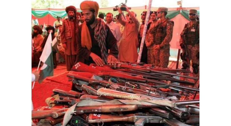 Over 70 insurgents law down arms in Quetta
