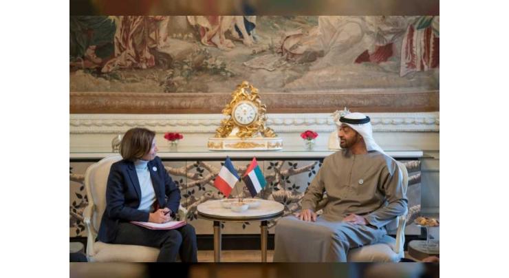 <span>Mohamed bin Zayed, French Armed Forces Minister discuss joint military cooperation</span>