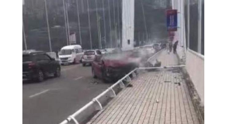 Car rams into group of students in northeast China: state media
